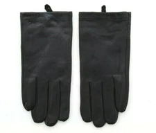 Calvin Klein Men's Leather Gloves, CK Touchscreen Winter Glove, Black, $70