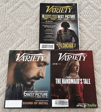Variety Magazine Lot of 3 April 2021 Music Hollywood Industries Movies 