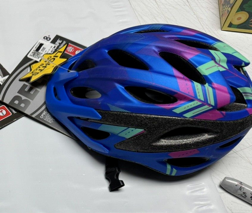 Bell Escape Youth Bike Helmet With Lights On Back Size 52-58cm / 20.5"-22.875"