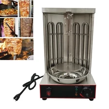 110V Electric Turkish Barbecue Machine Shawarma Grill Rotating Kebab Machine