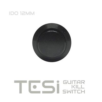 Tesi IDO/L 12MM Black Latching Push Button Kill Switch for Guitar or Bass