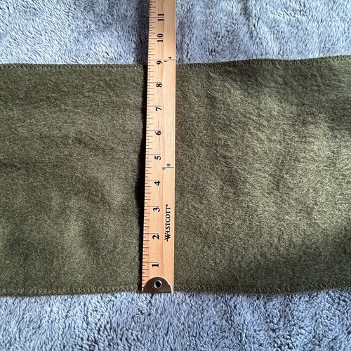 Alpaca Camargo Green Scarf Fringe Earth Friendly Soft Preppy Old Money 17796 - Picture 6 of 8