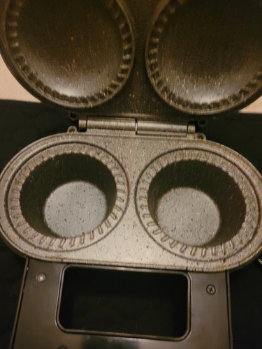 Schallen Macchina per Torte Profonde Elettrica Doppia Antiaderente Nero, Argento e Marmo - Foto 2 di 2