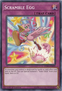 Scramble Egg - EXFO-EN099 - Common - 1st Edition x3 - Near Mint