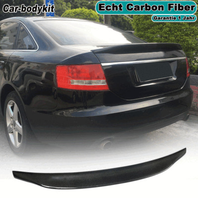 Carbon rear spoiler spoiler wing lip approach fits Audi A6 4F2 C6 2005-08 