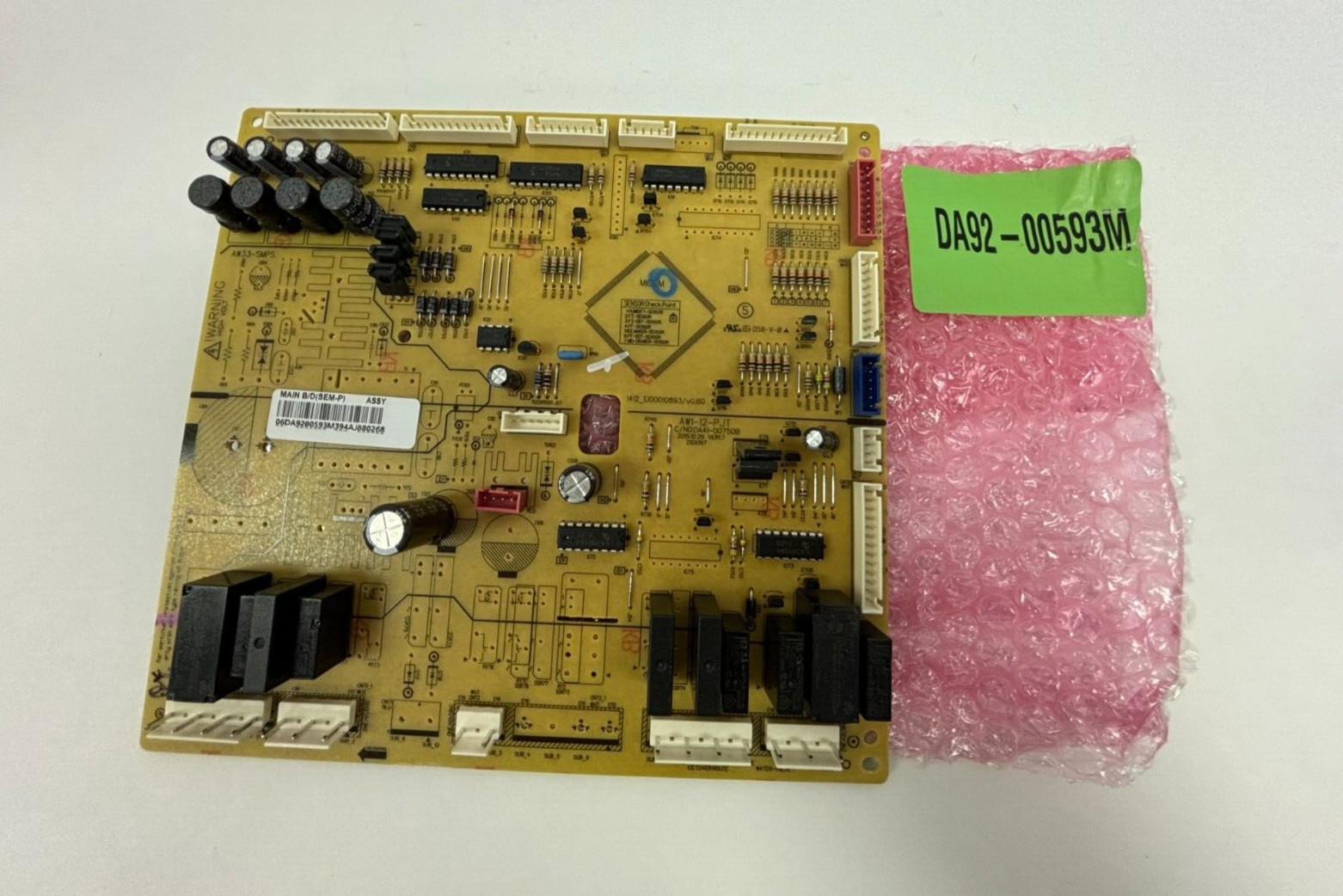 OEM Genuine Samsung Refrigerator  Main Control Board DA92-00593M