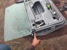 1994-1996 Jaguar XJS  front left  door panel trim chrome Rubber Part By Glass 