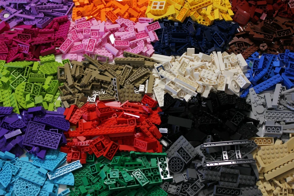 LEGO Lot 100+ Pieces From Bulk CHOOSE YOUR COLOR Random Assorted Bricks Blocks - Image 2 of 4