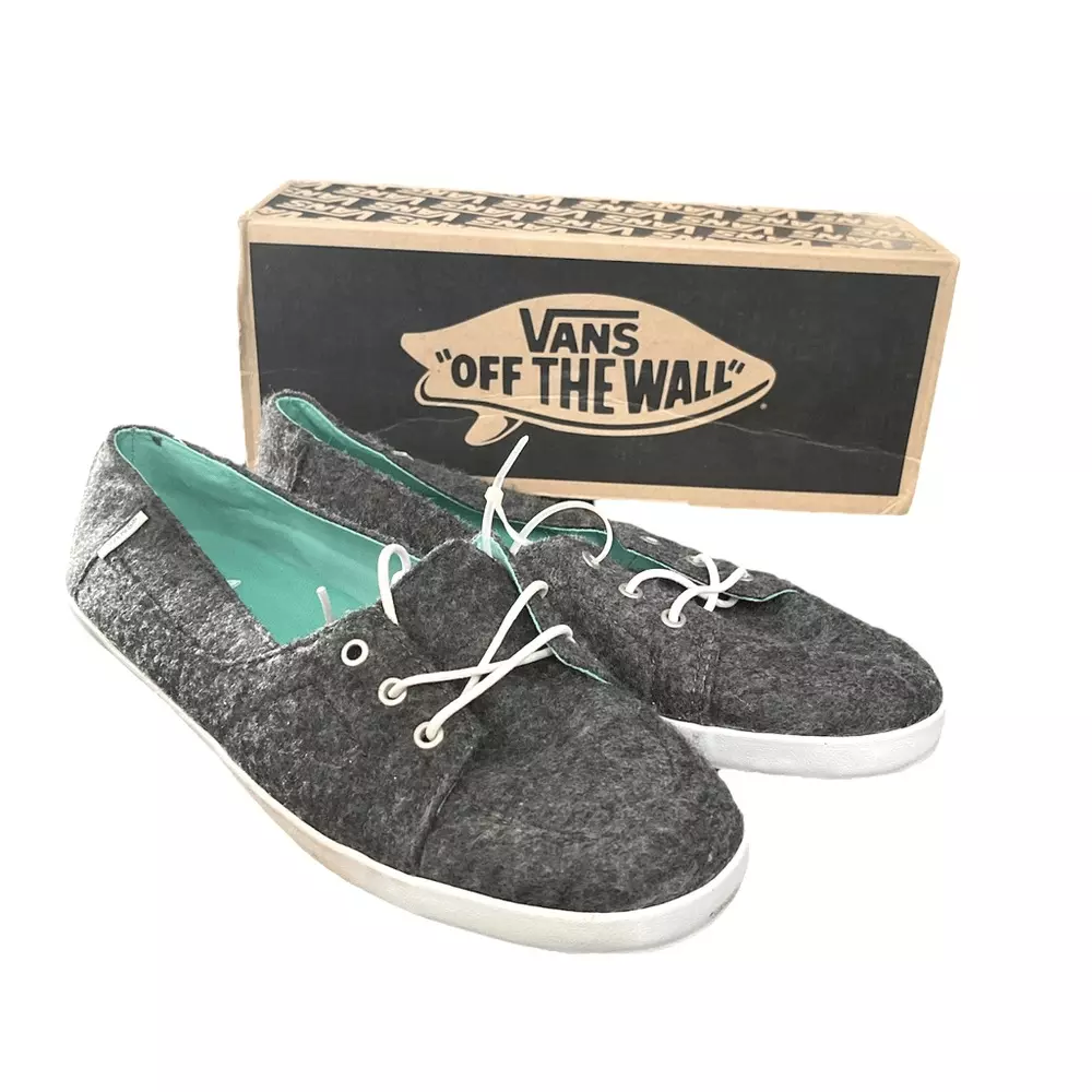 kolf Optimaal hoeveelheid verkoop Vans Palisades Vulc Wool Shoes In Charcoal | eBay