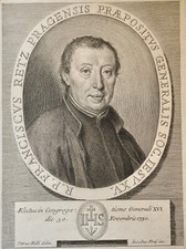 FRANZ RETZ 1673-1750 JESUIT PRAGUE PORTRAIT ENGRAVING 18th century