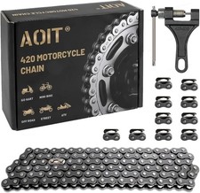 420 Motorcycle Chain 132 Links - 420 Chain for 50 70 90 110 125cc 212cc TaoTao C