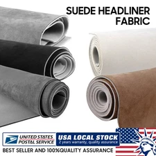 Automotive Suede Headliner Fabric with Foam Backing Car DIY Replacement 60" (W)