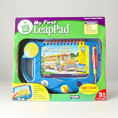 2001/2002 LeapFrog LeapPad My First Learning System Leap's Big Day Ages 3+
