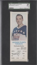 1970-71 Dad's Cookies Jacques Plante SGC 9 MINT HOF m5x