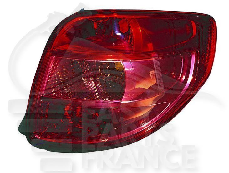 Feu arrière droit pour Fiat Sedici finition premium bloc optique polycarbonate