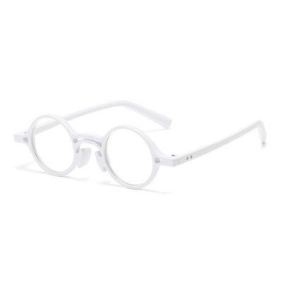 Small Round Blue Light Blocking Glasses Fashion Retro Computer Eyewear