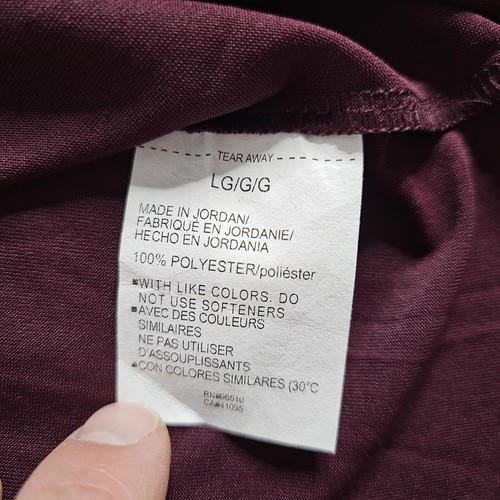 Mens L Under Armour Heat Gear The Tech Tee Polyester Shirt Burgundy NWT READ⬇ - Picture 10 of 14