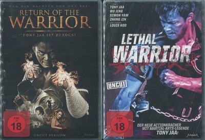 Return of the Warrior + Lethal Warrior (DVD) 2x Tony Jaa (NEU) FSK 18 (UNCUT)