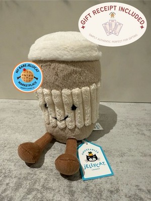 *Selten* Jellycat Amusables Coffee To Go - Brandneu mit Etikett (Harrods)