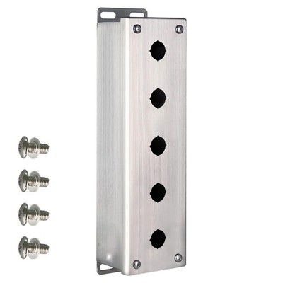 304 Stainless Steel 10.6 x3.6 x3 Push Button Box, IP66 Dustproof, Five Hole