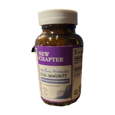 New Chapter Probiotic Capsules 30ct BB-12 Yeast Fermentate Immune Gut Support