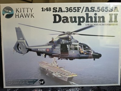 Kitty Hawk 1/48 SA.365F/AS.565SA Dauphin II Helicopter Model Kit NEW SEALED