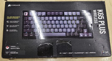 Corsair K65 Plus wireless 75% RGB mechanical gaming keyboard MLX red switch UK