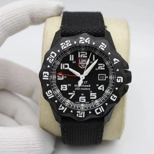 Luminox F-117 Nighthawk Pilot GMT Steel 44mm Black Dial Quartz Men Watch XA.6421