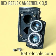 🖤 Rex Reflex Angénieux Type X1 75/3.5 🖤 Rolleiflex, 6x6