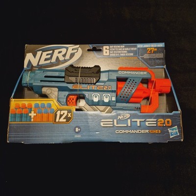 Nerf Elite 2.0 Commander RD-6 Blaster mit Darts verpackt