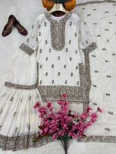 SALWAR KAMEEZ PAKISTANI INDIAN WEDDING PARTY WEAR DRESS BOLLYWOOD SUIT SHARARA