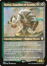 1x Hamza, Guardian of Arashin (ETCHED FOIL) NM - See Pic for Set - SPARROW MAGIC