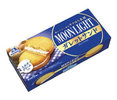 Japan Morinaga Moonlight Galette Sandwich Cookies 6 Stück × 6 Boxen
