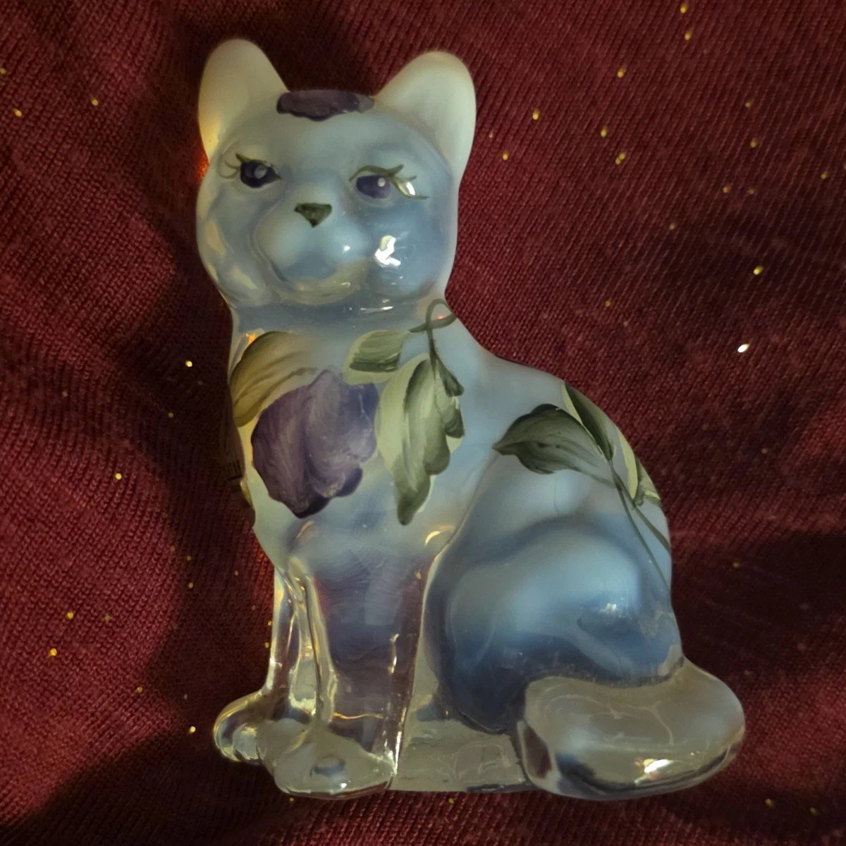 Fenton Collectible Cat Figurines for sale | eBay