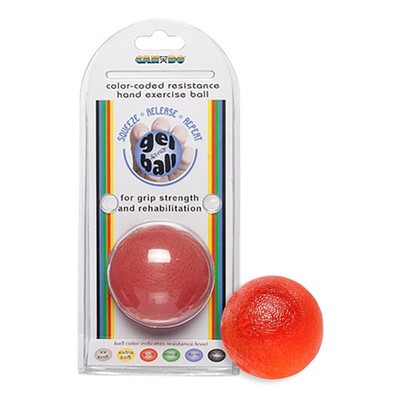 CanDo Gel Squeeze Ball Hand Exerciser Ball Grip Strength Hand therapy Ball Light