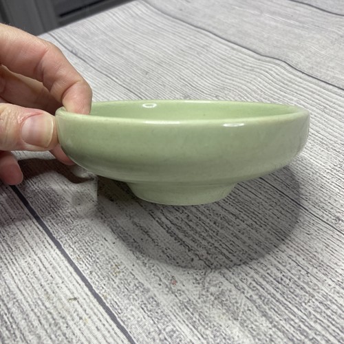 VTG Russel Wright Iroquois Casual China Green 4 3/4" Cereal Sugar Restyled Bowl - Picture 11 of 17