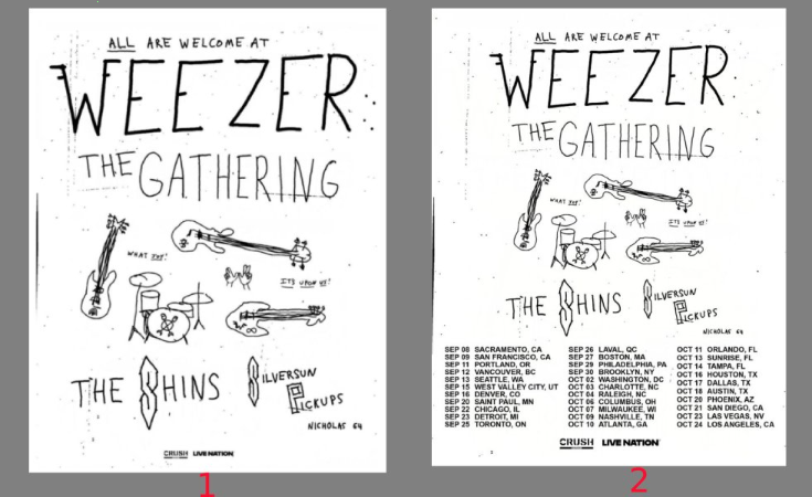 Weezer North American Tour September 2026 | eBay