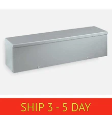WIEGMANN RSCG040424 Wiring Trough,Mtllc,4In.Hx 4In.Wx 24In.D (e12)
