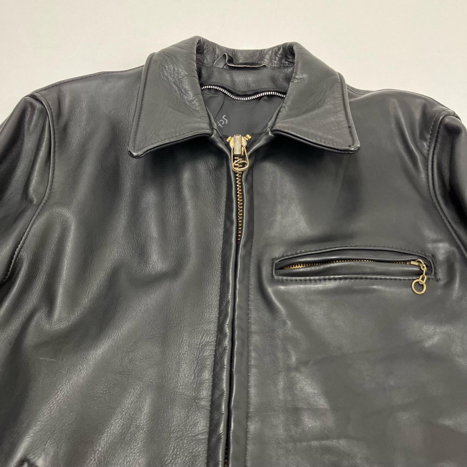 Schott Leather Liner Missing Black Jacket Size 34… - image 3