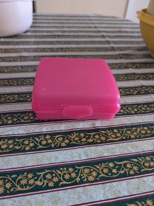 Tupperware Sandwich Keeper Pink New! 