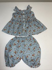 Vintage Infant SOPHIE DESS Ruffled Floral Layette Size 3 Months