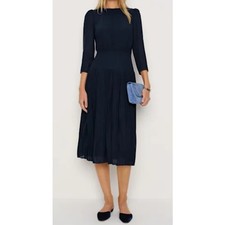 New Reformation Lysander Dress, Midnight Size 0