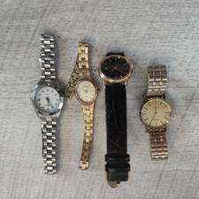 Sekonda Watches Ladies Wristwatches 3x Quartz and 1x Automatic Job Lot Untested