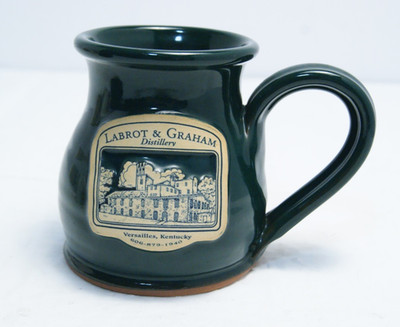 Deneen Pottery Mug Kentucky Bourbon Labrot & Graham Distillery Established 1812