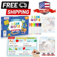 Preschool Learning Activities Kindergarten Workbooks, Toddler Alphabet Learni...