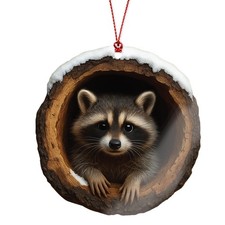 Funny Christmas Ornaments - Raccon Gifts - Raccoon Racoon3