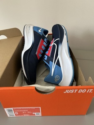 Nike Zoom Pegasus 39 Titans Kids Running Sneakers US 6 DR2063-400 Blue/Red