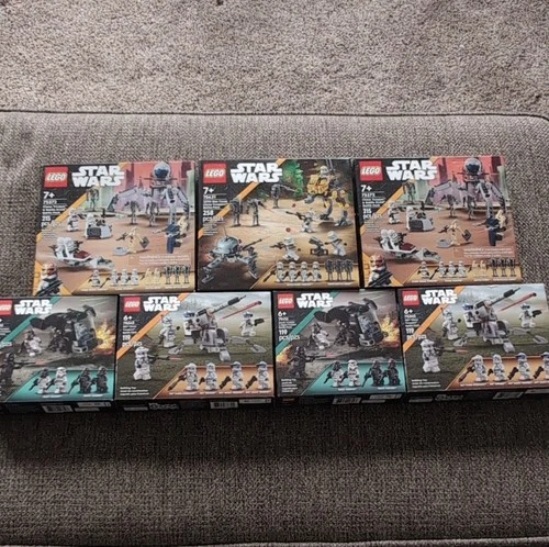 LEGO Star Wars Battle Pack Complete Sets 75372 75345 Clone Trooper Droid Lot