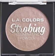 L.A. COLORS Strobing Powder Flashing Pink CSP254 – Radiant Glow Highlighter   