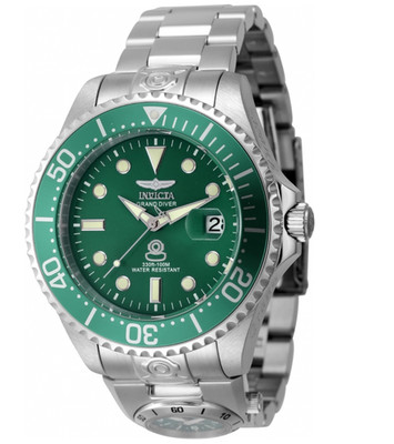 Invicta Emerald Royale   47mm Grand Diver Automatic Dual Time Watch 45811